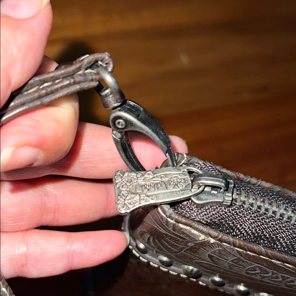 Embossed Wristlet Wallet - Picture 7 of 13
